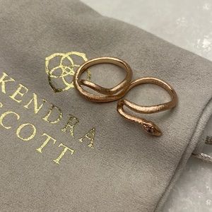 Kendra Scott Gold Serpentine Ring